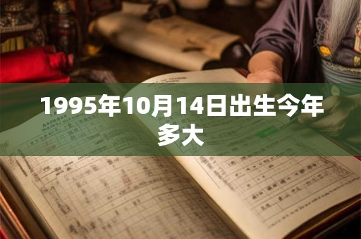 1995年10月14日出生今年多大