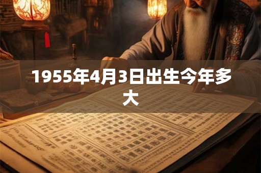 1955年4月3日出生今年多大