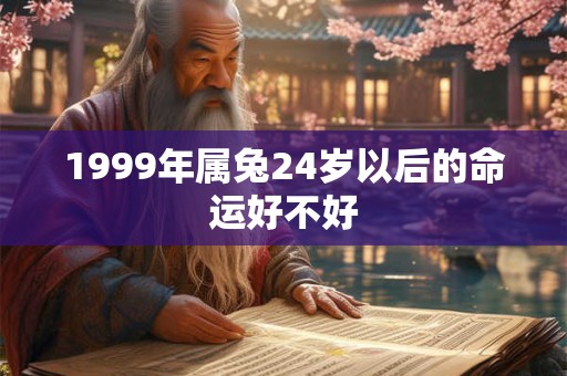 1999年属兔24岁以后的命运好不好