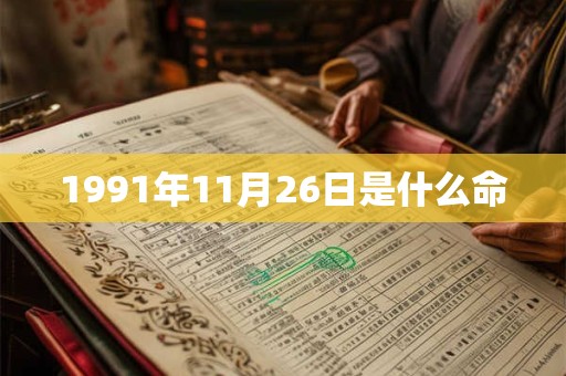 1991年11月26日是什么命