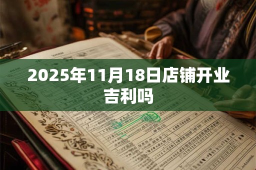 2025年11月18日店铺开业吉利吗