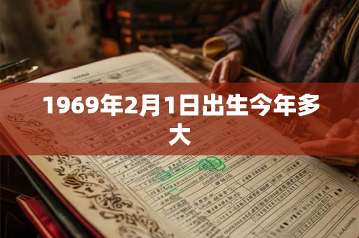 1969年2月1日出生今年多大