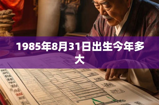 1985年8月31日出生今年多大 1985年8月31日出生今年多大