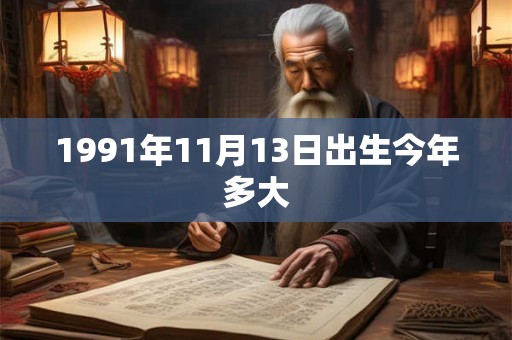1991年11月13日出生今年多大