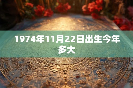 1974年11月22日出生今年多大