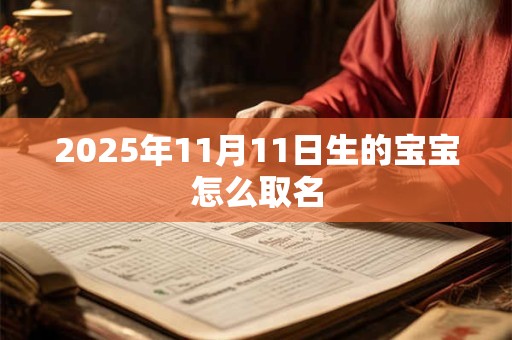2025年11月11日生的宝宝怎么取名