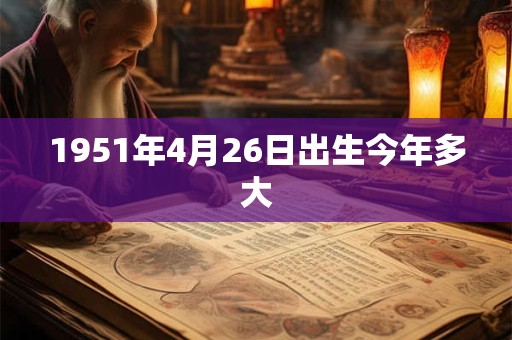 1951年4月26日出生今年多大