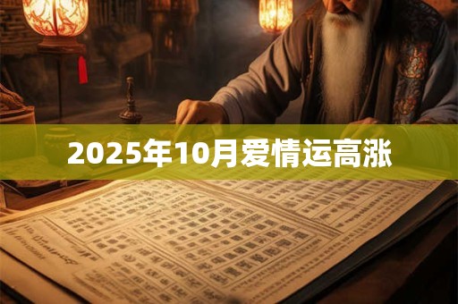 2025年10月爱情运高涨