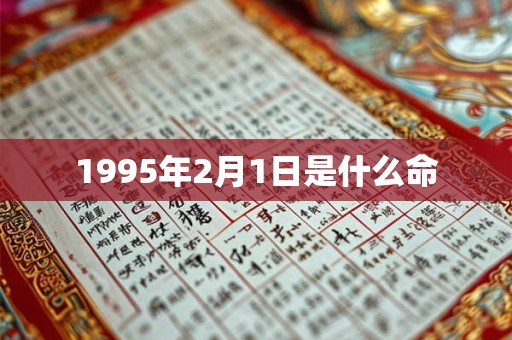 1995年2月1日是什么命