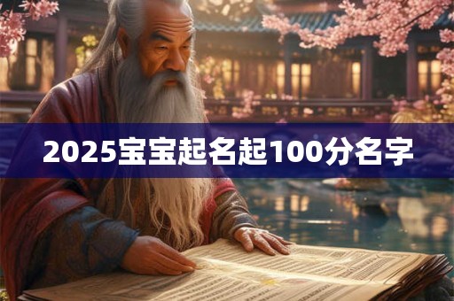 2025宝宝起名起100分名字