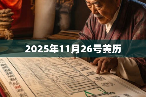 2025年11月26号黄历