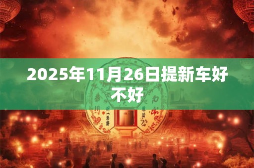 2025年11月26日提新车好不好