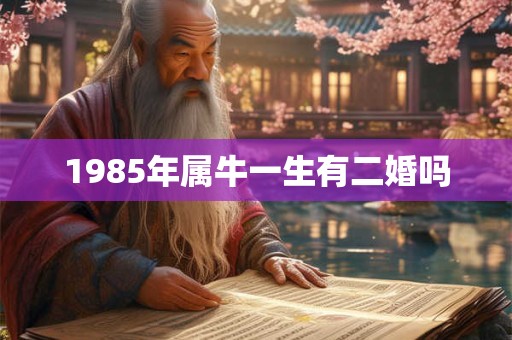 1985年属牛一生有二婚吗
