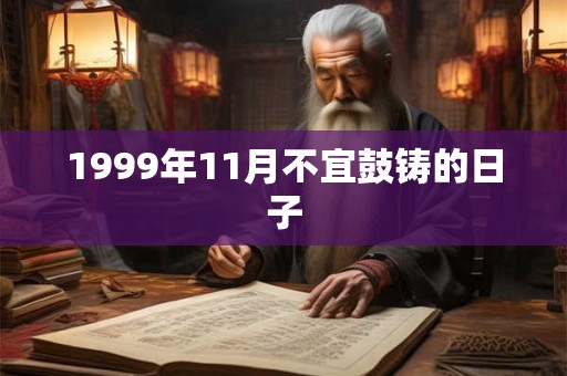 1999年11月不宜鼓铸的日子