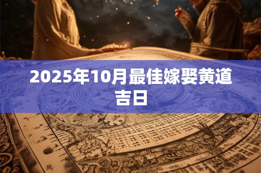 2025年10月最佳嫁娶黄道吉日 2025年10月最佳嫁娶黄道吉日