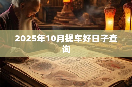 2025年10月提车好日子查询
