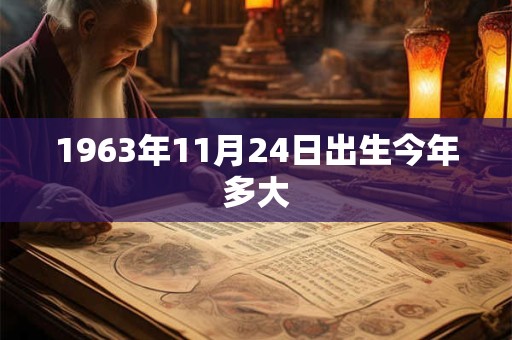 1963年11月24日出生今年多大