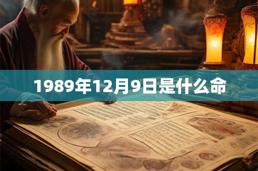 1989年12月9日是什么命