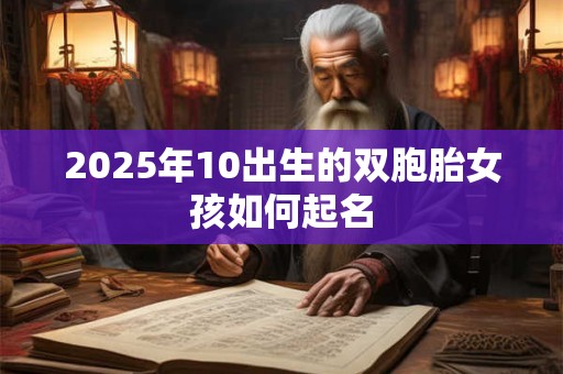 2025年10出生的双胞胎女孩如何起名