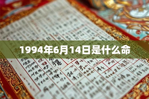 1994年6月14日是什么命