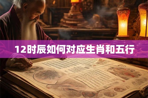 12时辰如何对应生肖和五行