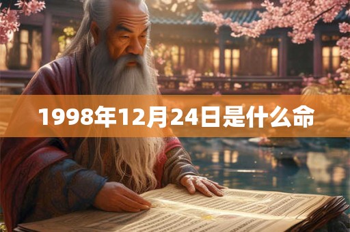 1998年12月24日是什么命