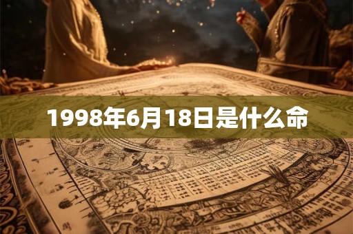 1998年6月18日是什么命
