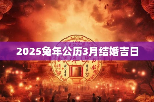 2025兔年公历3月结婚吉日