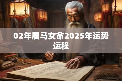 02年属马女命2025年运势运程