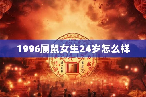 1996属鼠女生24岁怎么样