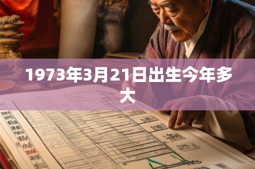 1973年3月21日出生今年多大