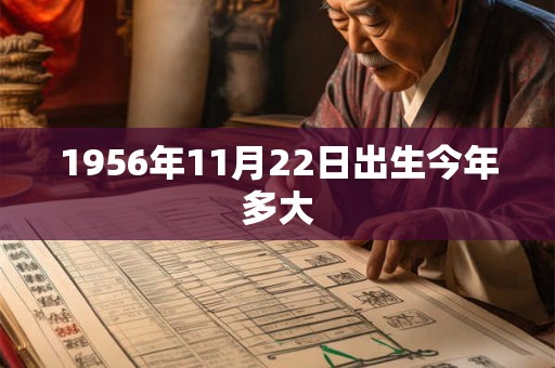 1956年11月22日出生今年多大