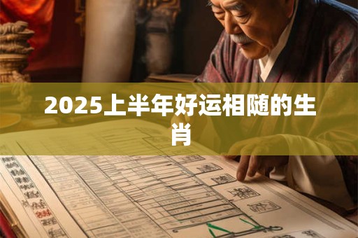 2025上半年好运相随的生肖