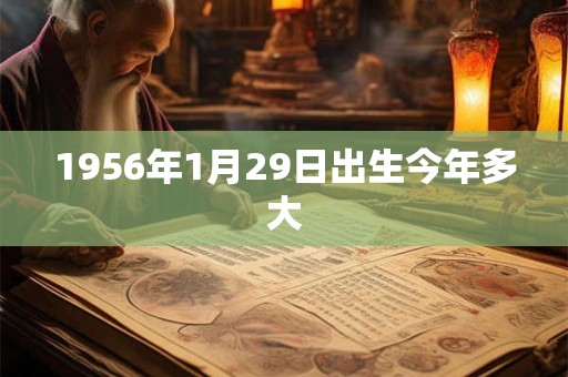 1956年1月29日出生今年多大