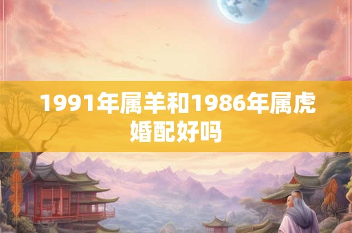 1991年属羊和1986年属虎婚配好吗