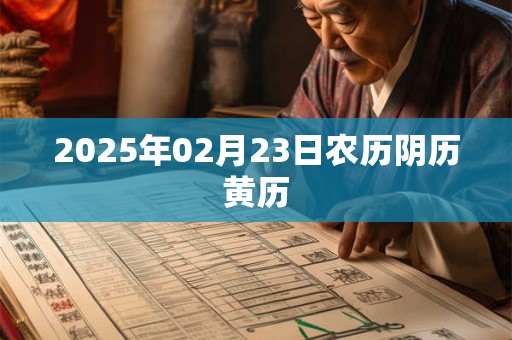 2025年02月23日农历阴历黄历