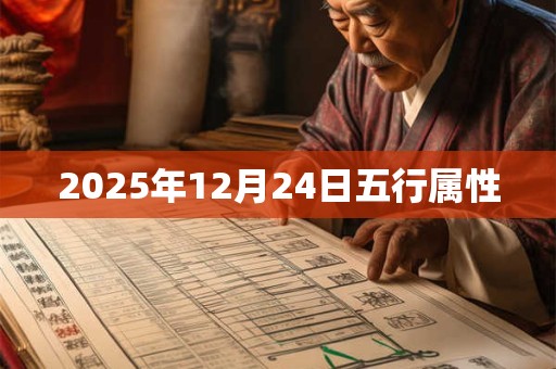 2025年12月24日五行属性
