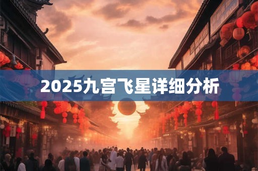 2025九宫飞星详细分析