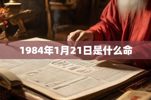 1984年1月21日是什么命