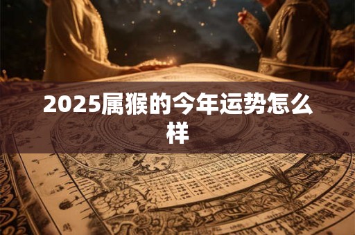 2025属猴的今年运势怎么样