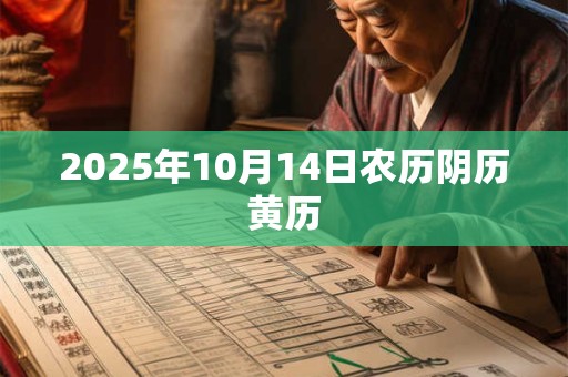 2025年10月14日农历阴历黄历