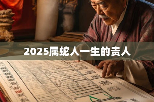 2025属蛇人一生的贵人