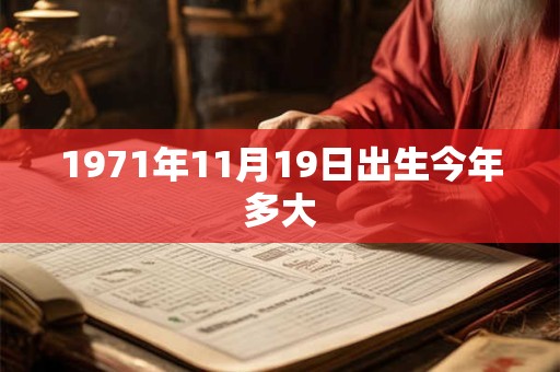 1971年11月19日出生今年多大