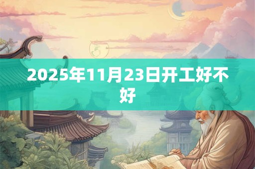 2025年11月23日开工好不好