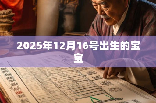 2025年12月16号出生的宝宝