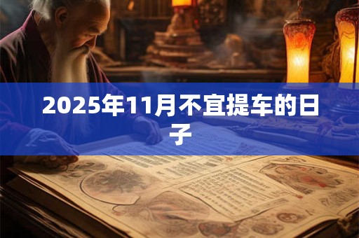 2025年11月不宜提车的日子