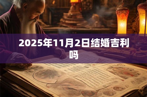 2025年11月2日结婚吉利吗