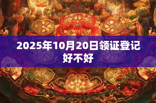 2025年10月20日领证登记好不好