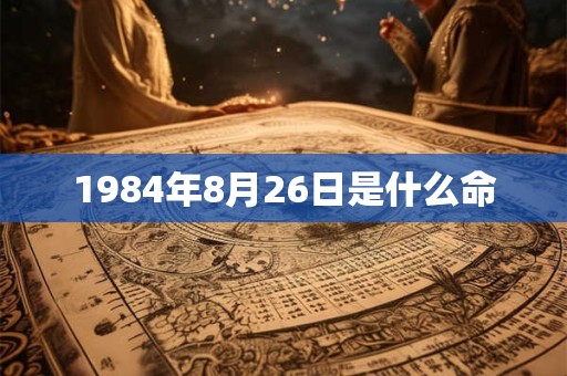 1984年8月26日是什么命