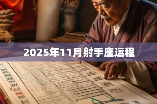 2025年11月射手座运程